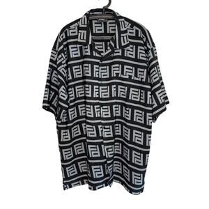 The Funktion Wear Men's Button Down Short Sleeve Shirt XL Classic Soft Hipster